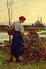 Harvest Canvas Paintings - The Harvest